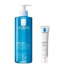 La Roche-Posay Effaclar Reinigingsgel 400ml en dagcrème Duo[+] 40ml Routine Kit
